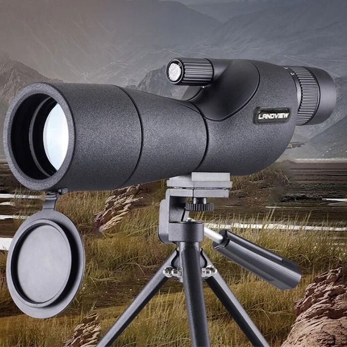 LandView 25-75x60 Spotting Scope Waterproof Monocular Telescope For Wide View Birdwatching Golf Sight Scope