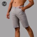Wraon Grey Solid Premium Cotton Plain Half Pant For Men - Fashion | Half Pants For Men | Men's Wear | Cotton Pants |. 