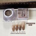 Xiaoying Nail Art Official Store - Summer Disposable Pai Pai Glue Can Be Painted Powder Canned Pai Pai Pai Gel to make a gradient. 