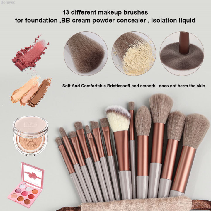 Uonevic%20ffy%20Makeup%2013-Piece%20Makeup%20Brush%20Set%20Soft%20Flu%20Product%20Foundation,%20Fashion%20Blush,%20Eyeshadow,%20Kabuki%20Blending%20Makeup%20Brush,%20Beauty%20Tools%20Set%20-%20Image%205