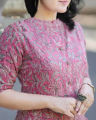 Fabdale Floral Printed Kurti Palazzo Set | Festive, Casual & Party Wear (DVST-024). 