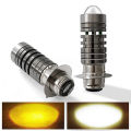 Universal 12V Dual Color Headlight Bulbs P15D H6 PX15D LED Motorcycle Headlight H6 Scooter Motobike Head Lamp. 