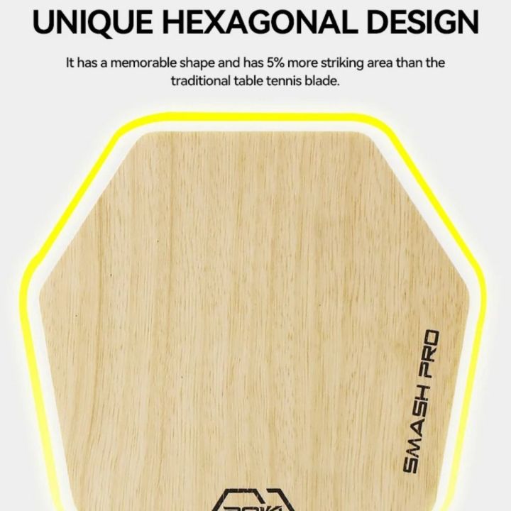 New 5Ply Table Tennis Paddle Pure Wood Professional Table Tennis Racket ...