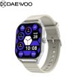 Daewoo Delta DT99 Smartwatch: 2.04" AMOLED HD Screen, BT Call, 200+ Watch Faces, Heart Rate, BT Music, NFC, Always On Display, Voice Assistant,  IP67 Waterproof, 260 mah Battery, Compass, Lady Assistant. 