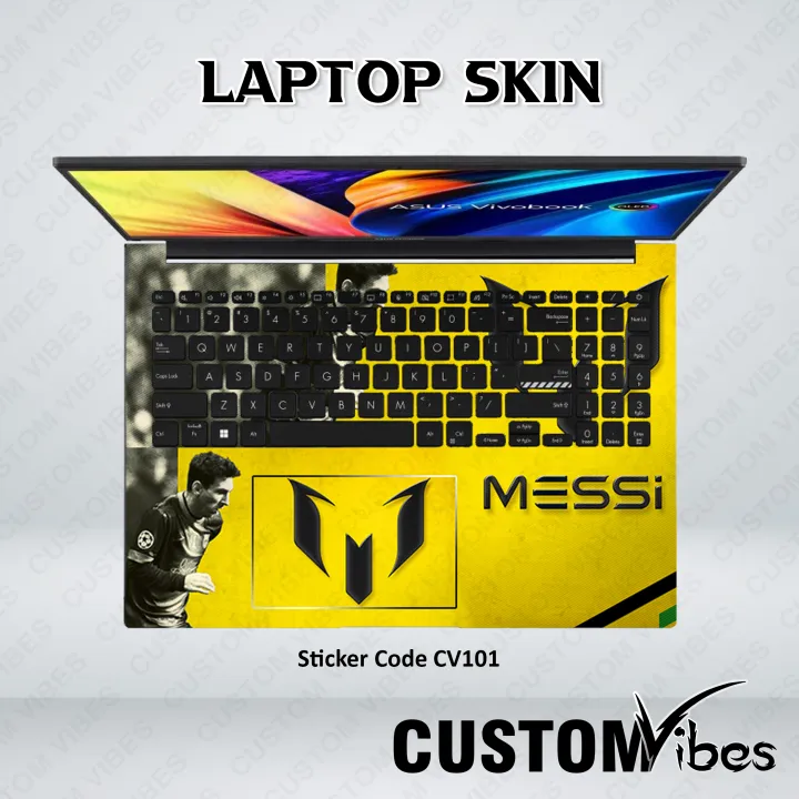 Laptop Full Skin Cover Messi (Scratch Proof) All Model | Daraz.com.np