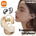 New specials Xiaomi AI Translator Earbuds Bluetooth Real Time headphones 5.4 Two-Way instant voice Translator Ear Hook for Business Travel. 