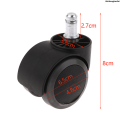 WeihonghunfeiHigh Quality 2 Inch Universal Swivel Caster Wheels Replacement Gaming Chair Office Chair Casters Furniture Hardware. 