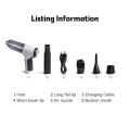 Cordless Portable Vacuum Cleaner (Suction & Inflat) 3 in 1 Rechargeable Car Home Office PC Cleaner. 