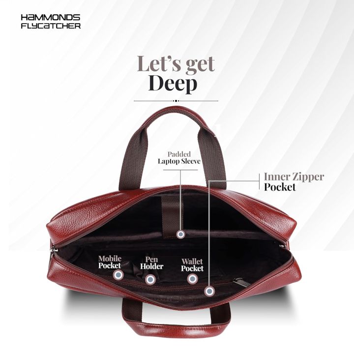 Hammonds%20Flycatcher%20Brown%20Genuine%20Leather%20Laptop%20Bag%20For%20Men%20-%20Bags%20%7C%20Laptop%20Bags%20For%20Men%20%7C%20Bag%20For%20Men%20-%20Image%205