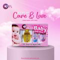 Fars International Baby Gift Box Complete Care, Wrapped with Loved Fars Baby Gift Box 4 PCs Set Perfect Baby Gift for Newborns Complete Baby Care Kit Luxury Baby Gift Set. 