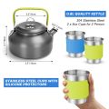Camping Cookware Set Outdoor Cooking Equipment for Camping Hiking and Picnics for 2 People All in One Compact Camp Cooking Set. 