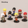 Wenefang Hot Anime Naruto Shippuden Hinata Sasuke Itachi Kakashi Gaara Portable Figure Toys Q Version PVC Figurine Model Dolls Gifts. 