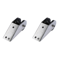 2X Marine Stainless Steel Boat Bow Anchor Roller Bracket Rollers for Yacht(Black). 