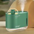 Air Humidifiers for Bedroom 300ml Space Bear Cold Fog Humidifier Silent Ultrasonic Humidifier for Bedroom and The Large Room. 