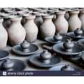 2 Pieces of Earthenware Clay Kalash Handmade Earthen Pot Kalash. 