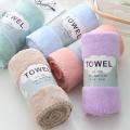 5Pieces Set Coral Velvet Super Soft Face Hand Towel (35cmx75cm) | Super Absorbent Soft Face/Hand Towel - Set Of 5. 