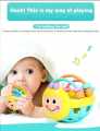 Cute Baby Rattle Toy Cartoon Hand Knock Rattle Dumbbell Kids 0-12 Months children's educational toys for Kids Games Birthday Gifts. 