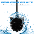 JAERBEE Replacement Stainless Steel WC Bathroom Cleaning Toilet Brush Black. 