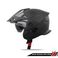 Steelbird SBH-23 GT Plus Half Face ISI Certified Helmet with Inner Sun Shield. 