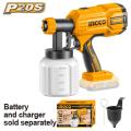 INGCO Brand 20V Cordless Spray Gun. 