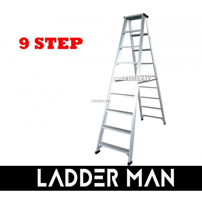 9 Step ladder Aluminium Ladder