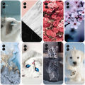 A04 Soft Cover For Samsung A04 Case Clear Printing Dog Cat TPU Silicone Funda Coques for Samsung Galaxy A04E GalaxyA04 E Slim. 