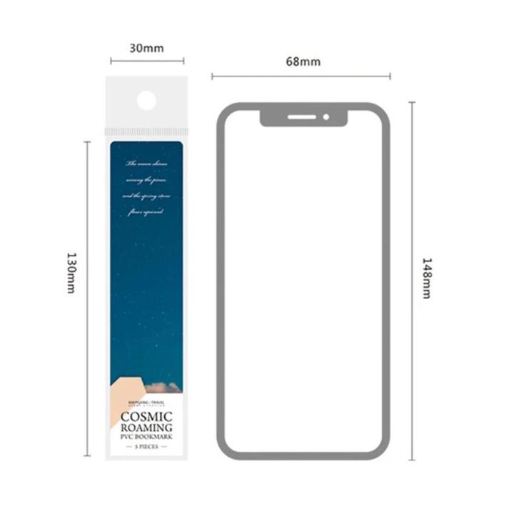 Multi-Pack%20Page%20Marker%20Creative%20Design%20Stationery%20Space%20Theme%20Pack%20of%205%20PVC%20Bookmark%20for%20Reading%20Enthusiasts%20Children%20&%20Adults%20Literary%20Gift%20-%20Image%206