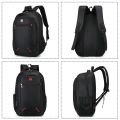 New Large-capacity Student School Bag Waterproof Casual Oxford Men Backpack Laptop Bag Solid Color Business Travel Bag. 