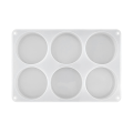 1 PCS Resin Coaster Molds 6-Cavity Deep Round Coaster Silicone Molds Coaster Mold For Epoxy Resin DIY Coasters Resin Art Gifts. 