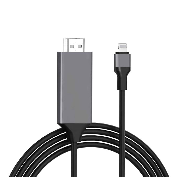 Lightning to HDMI Adapter Cable Compatible with iPhone iPad to TV