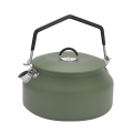1L Portable Kettle Camping Stovetop Teapot with Folding Handle Outdoor Water Bottle Teapot Easy to Use About 15 X 9cm Green. 