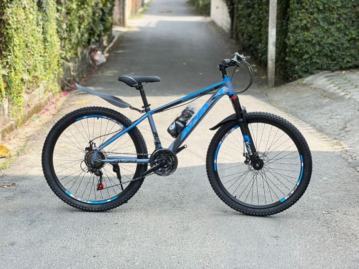 Avya Falcon 27.5" Mountain Bike - 3x7 Speed, Mechanical Disc Brakes Blue