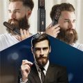 Cordless for Men Beard Straightener:Heated Beard Brush, Electric Hot Comb, Anti-Scald Mini Straightening Tool. 