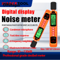 Difutagui 2025 New Sutuiying Digital Handheld Sound Level Meter Noise Measuring Instrument DB 2025 Metro 30~130dB Audio Measuring Device for Environmental Monitor. 