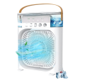 Cooler Table Fan With Ice Water Compartment Cooling with Five Atomizer and Timer. 