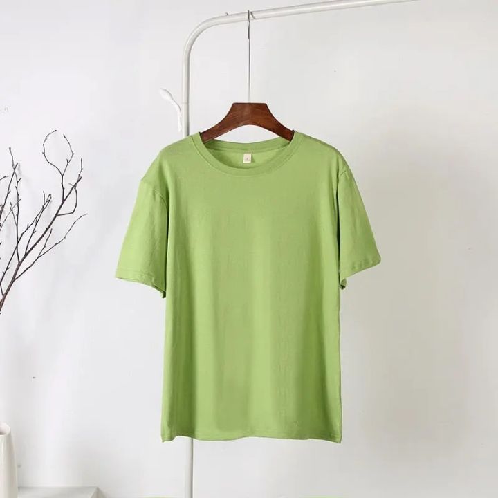 Casual%20Round%20Neck%20Short%20Sleeve%20Cotton%20T-Shirt%20for%20Men%20-%20Solid%20Color%20Summer%20Top%20-%20Image%207