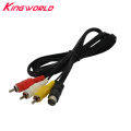 Special Offer NEW Nickel Plating Plug Audio Video AV Cable for SEGA Saturn A/V RCA Cord for SS. 
