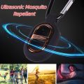 Convenient Portable Ultrasonic Mosquito 7 Gears IPX4 Waterproof Electronic Insect with Hanging Buckle Silent Flea and Tick Repeller Outdoor. 