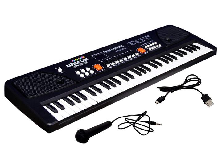 Electronic Piano Keyboard 61 Keys - Multi-function Portable Piano Keyboard With Charging Function For Electronic Organ Beginner