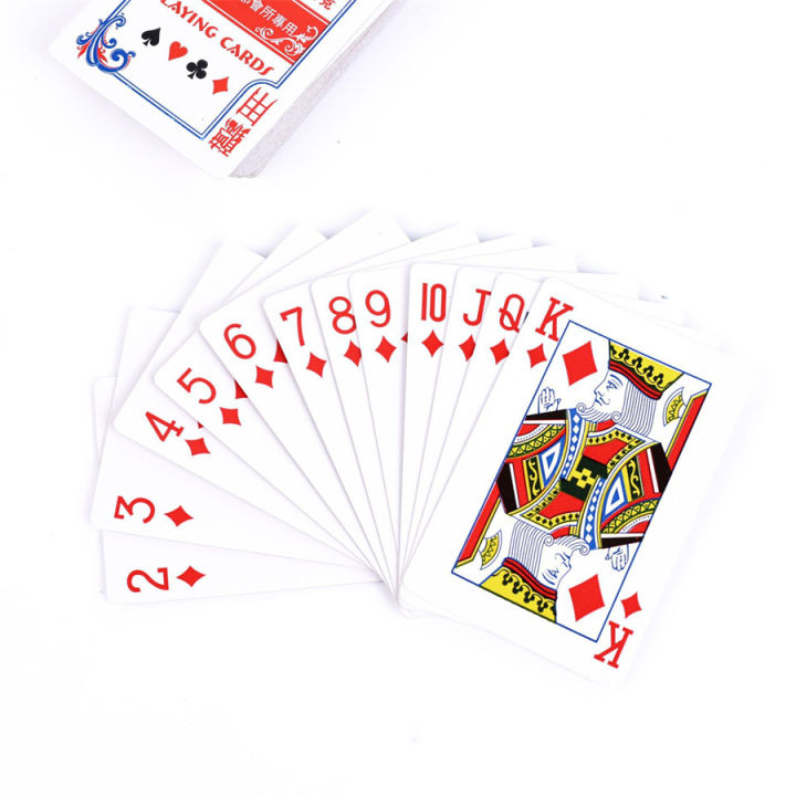 Bizzy%20New%2054%20pieces/set%2056x86mm%20Grey%20Core%20Paper%20Poker%20King%20Deck%20Playing%20Cards%20Magic%20Tool%20Party%20Table%20Game%20Red%20Blue%20-%20Image%206