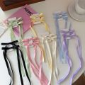 Enacolor 2Pcs Colorful Spring Girly Girl Ribbon Streamer Strap Double Ponytail Headpiece. 