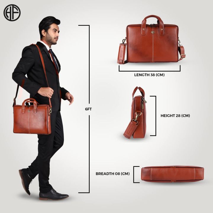 Hammonds%20Flycatcher%20Genuine%20Leather%20Bag%20For%2013%20inch%20Laptop%20-%20Image%203