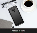 lthmy for Nokia G10 Case Carbon Fiber TPU Soft Silicone Back Cover Armor Phone Case Casing. 