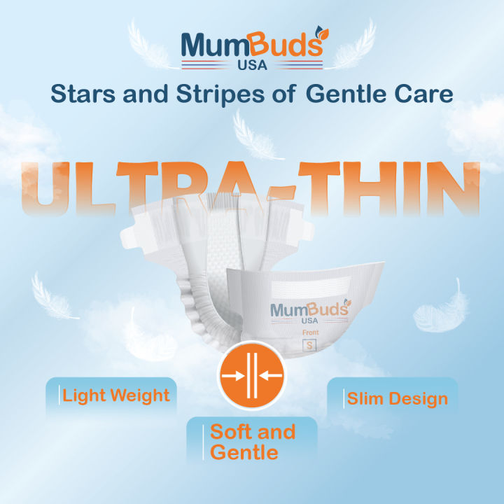 MumBuds%20American%20UltraThin%20Baby%20Diaper%20Newborn%2022Pcs%20-%20Image%208