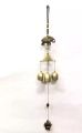 Wind Chime 3 Metal Bells God Ganesh Design Feng Shui Vastu / Wind Bell Hanging Decoration Good Luck / Gift Item. 