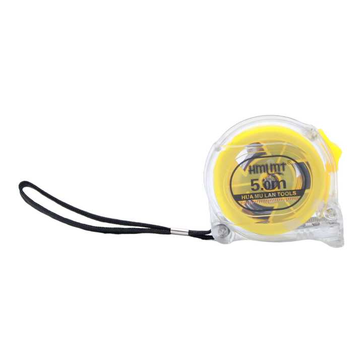 Transparent 5M Unbreakable Measuring Tape Hua Mu Lan Tools
