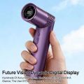 Semiconductor icing Portable Mini Cooling Fans Rechargeable Ice Compress Neck Hanging Fan Digital Display Foldable Air Conditioner Fan Outdoor Use. 