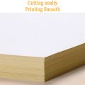 OUMERY 50 Sheets A4 White Self Adhesive Waterproof Sticker Label Matte Paper for Inkjet Printer Copier. 