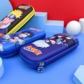 3D Anime Pencil Case Multifunctional Pen Box Large Capacity Stationery Box Double Layer Pen Storage Organizer(3D anime Naruto/kakashi/Sasuke pencil case). 