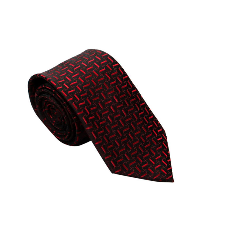 Maroon Shiny Designed Fancy Tie For Men